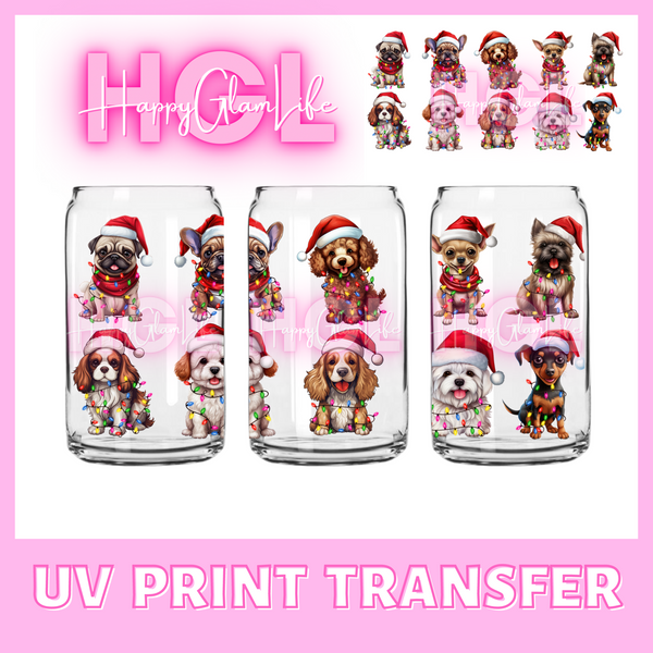 Christmas Dog 1 - UV Print Transfer