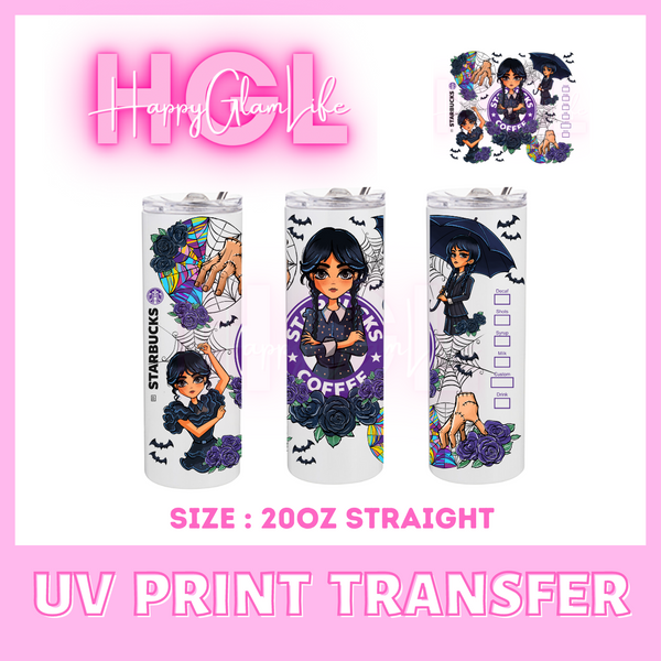 Wednesday 20oz- UV Print Transfer