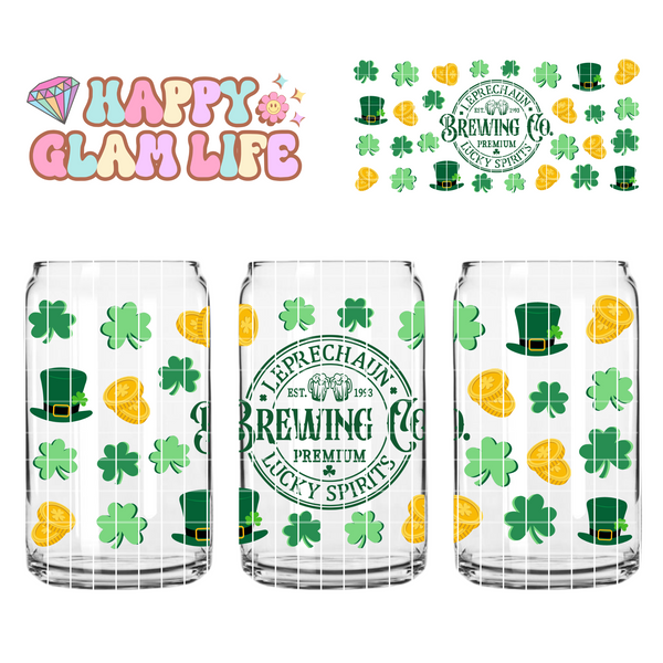 Leprechaun Brewing Co.- UV Print Transfer