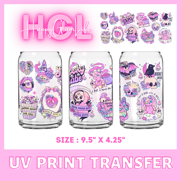 Cute Halloween Mix - UV Print Transfer