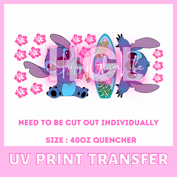 Experiment 626 40oz Quencher - UV Print Transfer