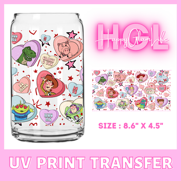 ToyStory Hearts- UV Print Transfer