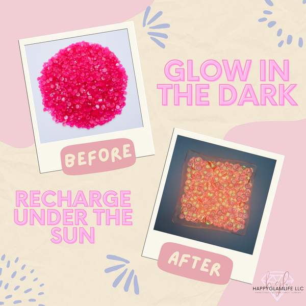 Transparent Rose - Glow in the Dark