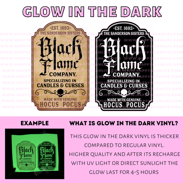 Black Flame - Glow in the Dark
