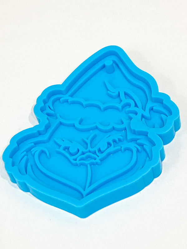 Keychain Grinch Silicone Mold