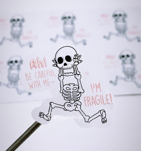 Funny Fragile mailing Sticker