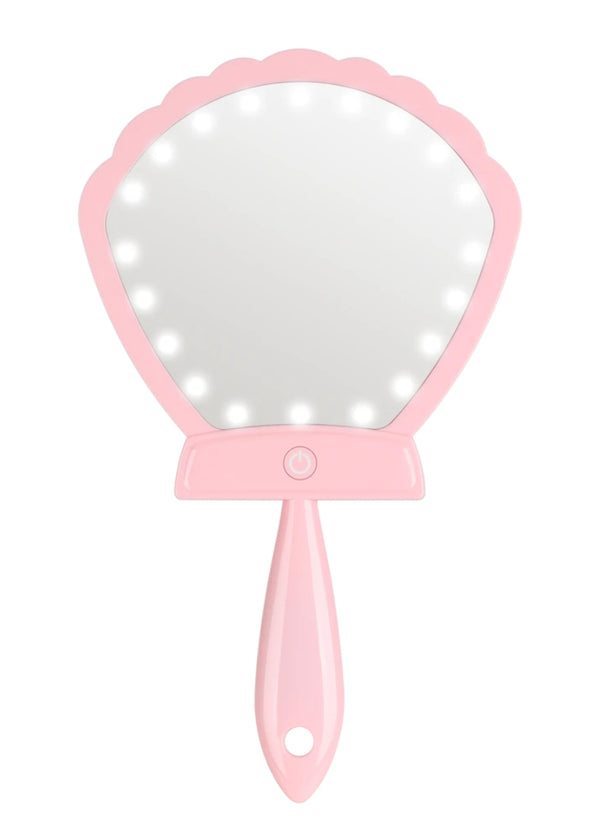 Pink LED Rechargeable Mirror